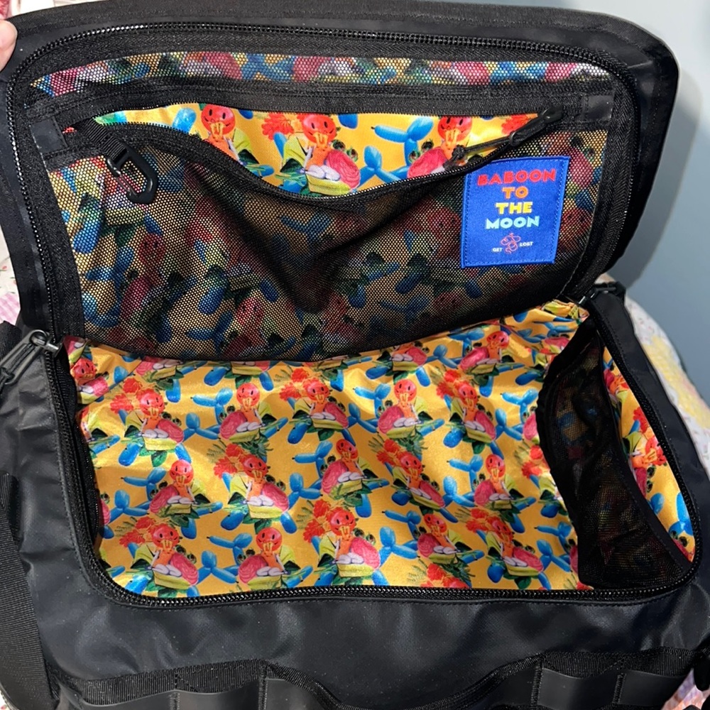 BABOON TO THE MOON WITH FLANNEL DUST BAG